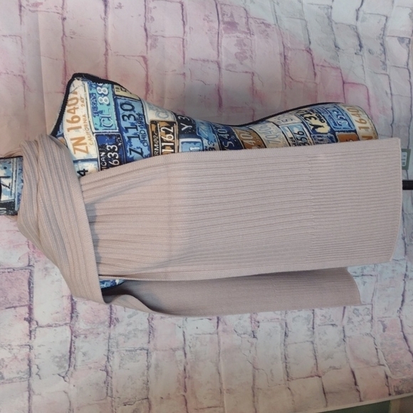 All SAINTS - women's  blush rib mix scarf - Picture 1 of 7